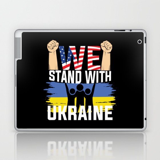 We Stand With Ukraine Laptop & iPad Skin