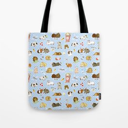 Guinea Pig Party! - Cavy Cuddles and Rodent Romance Tote Bag