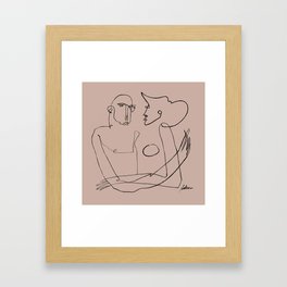 Couple Framed Art Print
