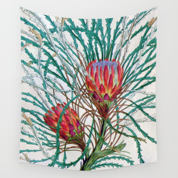 A Protea flower Wall Tapestry