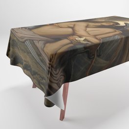 Soul in Bondage, Elihu Vedder 1891 Tablecloth