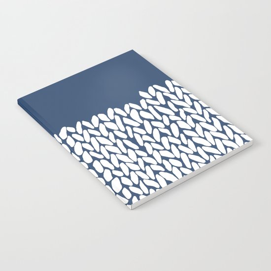 Half Knit Navy Notebook