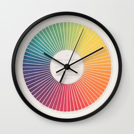 Chevreul Color Wheel Wall Clock