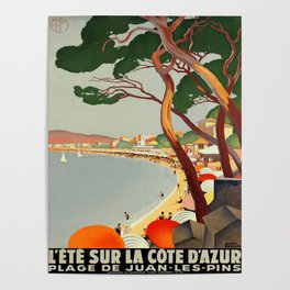 Vintage poster - Cote D'Azur, France Poster