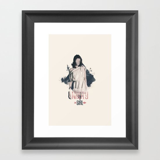 Nasty Girl Framed Art Print