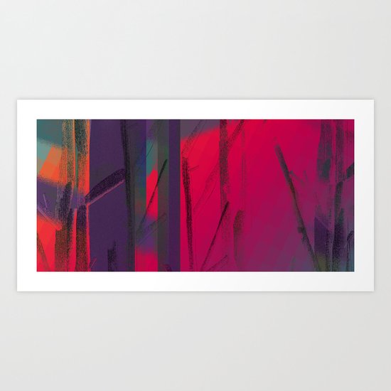 In the Woods Art Print
