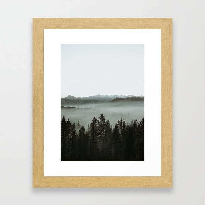 Smokey Mountains Framed Art Print