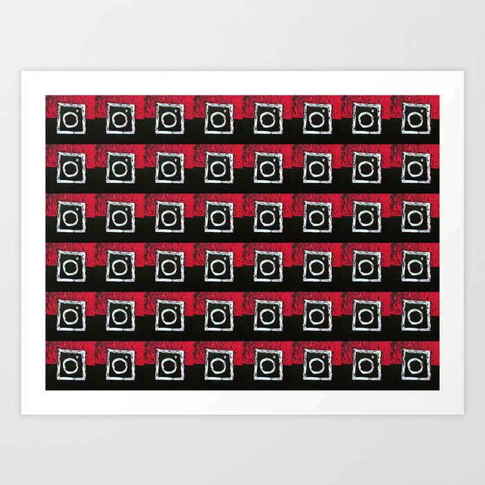 insta etch art print