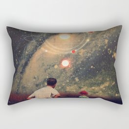 Light Explosions In Our Sky Rectangular Pillow