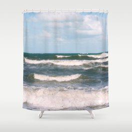 Ocean Waves Shower Curtain