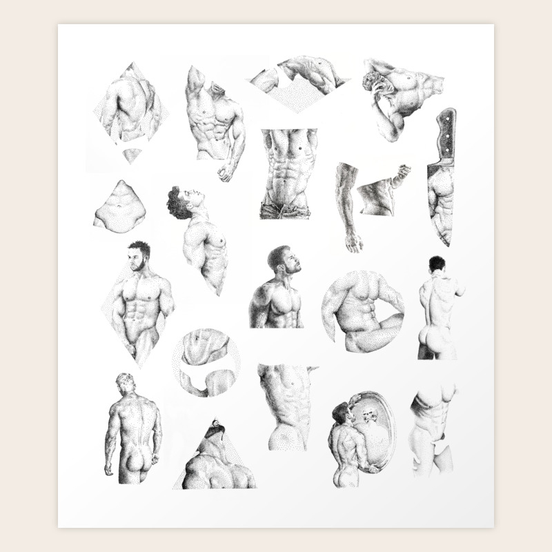 Nood Dood Pattern Art Print By Caleleroy Society6