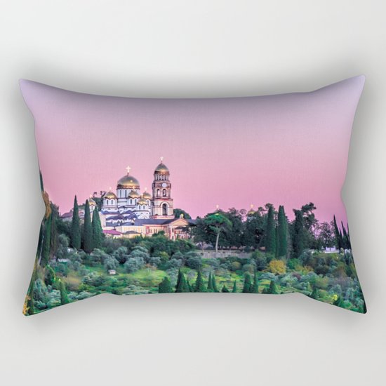 New Athos, Abkhazia Rectangular Pillow