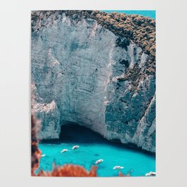 Blue ocean | Zakynthos Poster