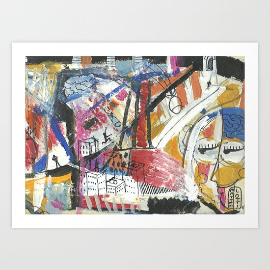 THE BATTLE Art Print