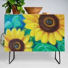 Sunflowers  Credenza