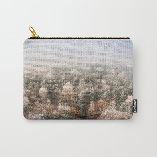 Vanish in the Snow Carry-All Pouch