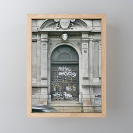 A little street of Milano Framed Mini Art Print