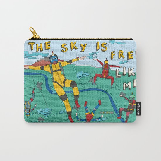 Skydive in the sky Carry-All Pouch