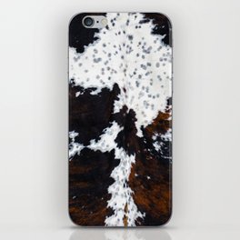 Spotty cow fur, cowhide style iPhone Skin