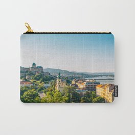 Budapest Carry-All Pouch | Green, Hungary, Park, Europe, Travel, Budapest, River, Tree, View, Cityscape 
