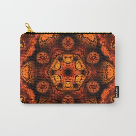 Burning jellyfish kaleidoscope Carry-All Pouch