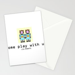 Come Play With us Stationery Card