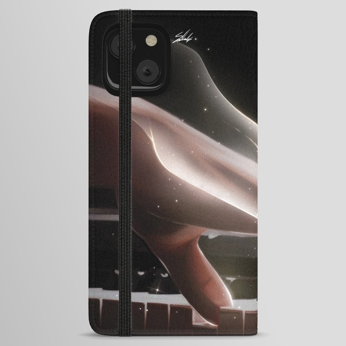 The piano love. iPhone Wallet Case