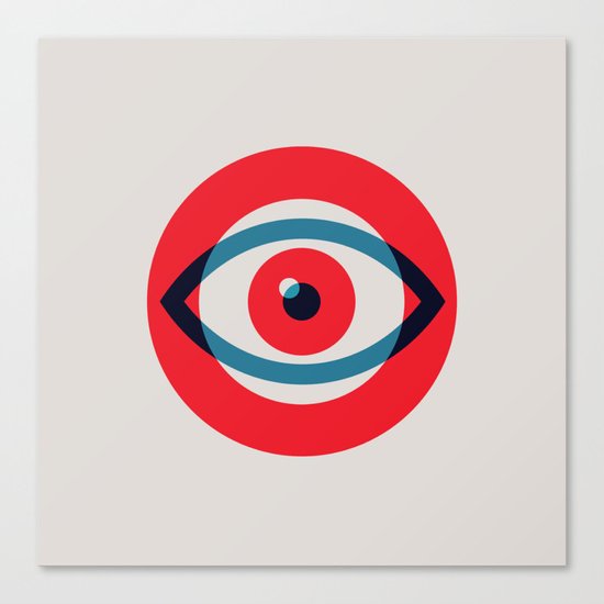 Eye Logo Canvas Print