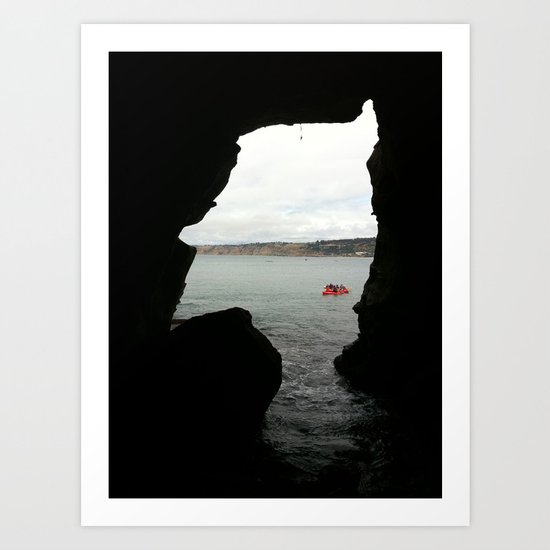 Sea Cave Art Print