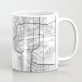 Minimal City Maps - Map Of Buffalo, New York, United States Coffee Mug