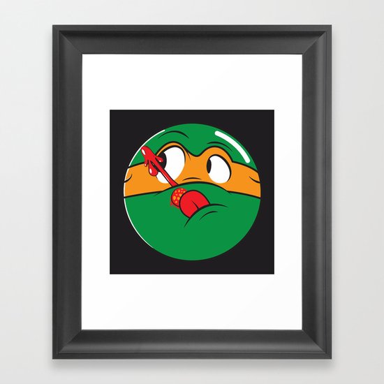 Who Watches the Pizza? Framed Art Print