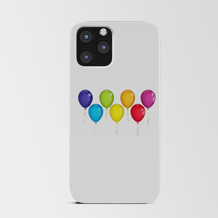 Colorful Balloons iPhone Card Case