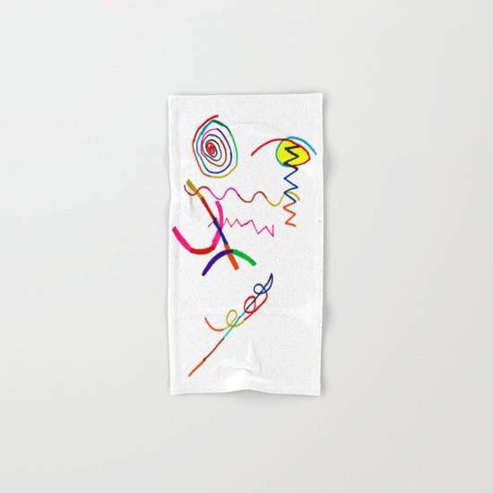 Funky Way Doodle Hand & Bath Towel