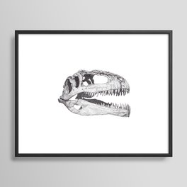 The Anatomy of a Dinosaur II - Jurassic Park Framed Art Print