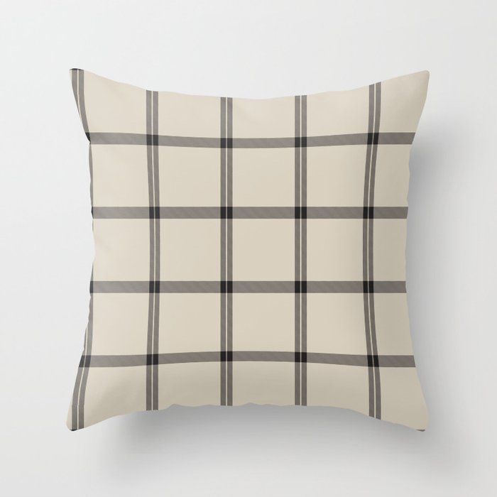 Cream online tartan throw