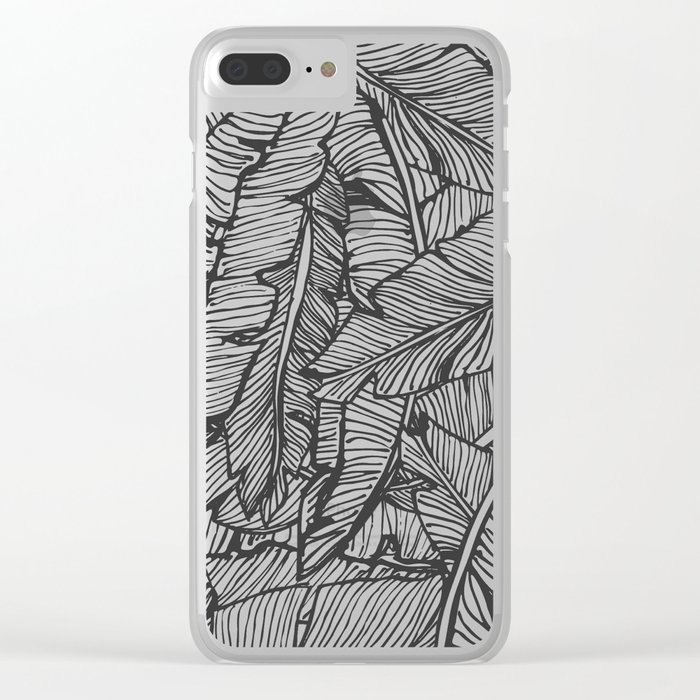 Black White Jungle Society6 Decor Buyart Clear Iphone Case By