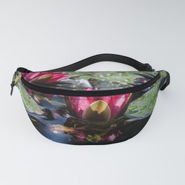 Two water lilies in the sunbeam Fanny Pack