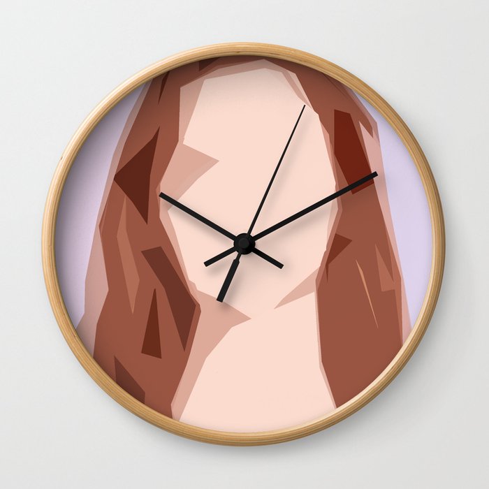 Girl of No Faces Wall Clock