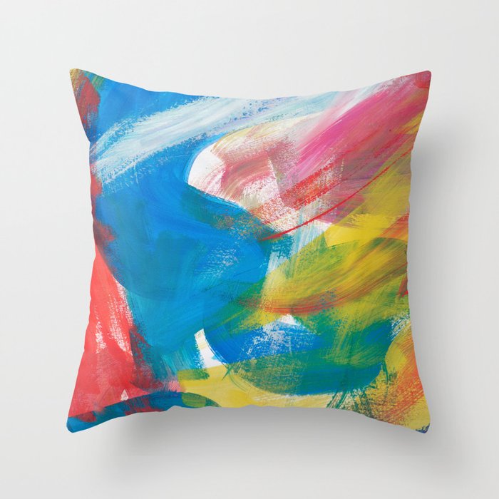Abstract Artwork Colourful 4 Throw Pillow Abstract Artwork Colourful 4 Throw Pillow