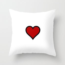 Full Heart Throw Pillow | Graphicdesign, Heart, Red, Love 