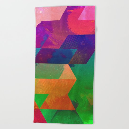 ytwwns tryb Beach Towel
