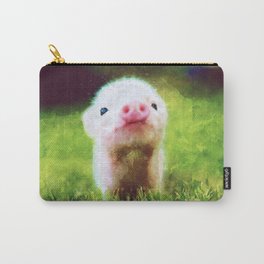 CUTE LITTLE BABY PIG PIGLET Carry-All Pouch