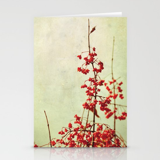 autumn berries Stationery Cards