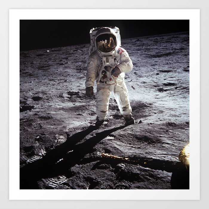 Astronot Art Print By Romanouslx Society6