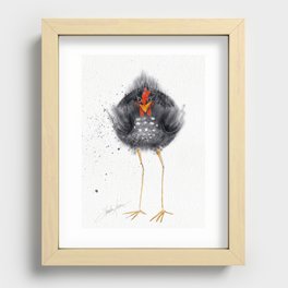 Hell Chicken Recessed Framed Print