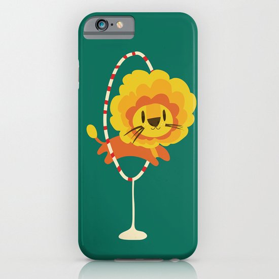 Lion hopped through a loop iPhone & iPod Case