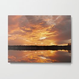 Orange stratocumulus cloud Sunrise Seascape Australia Metal Print | Sunriseseascape, Cloudy, Yellow, Sunset, Seascape, Sea, Background, Coastal, Water, Landscape 