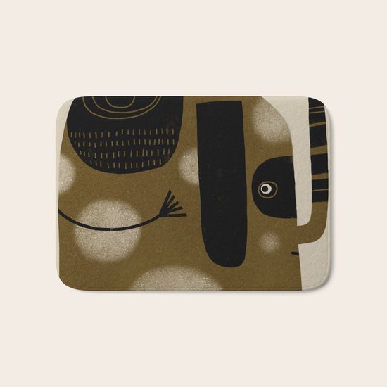 MASKED ELEPHANT Bath Mat