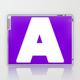 A (White & Violet Letter) Laptop Skin