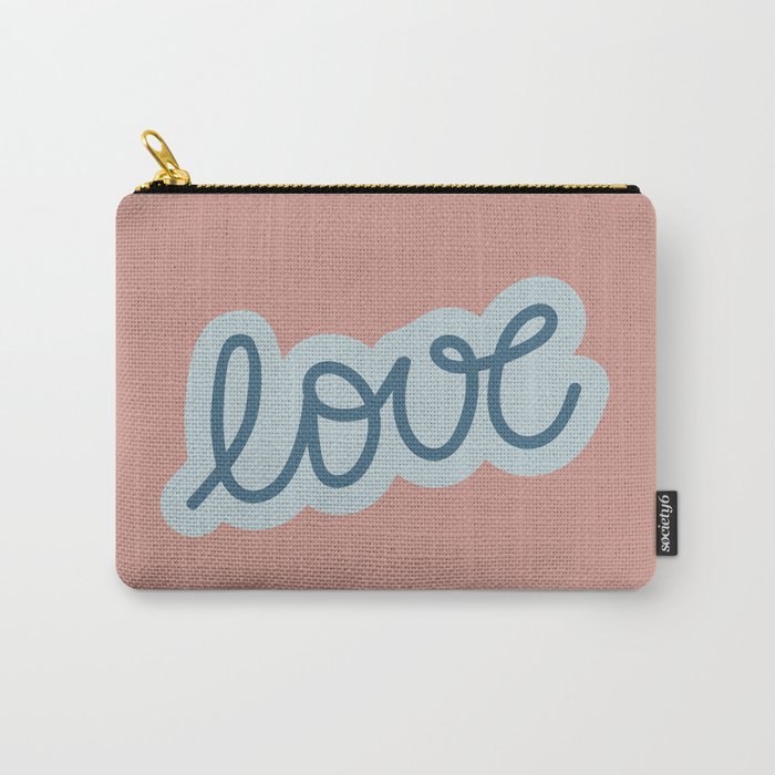 love, love, love in pink Carry-All Pouch